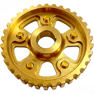 Juego de Piñones de Cadena para Motocicleta OEM Personalizado de Fábrica, Recubrimiento de Nitruro de Aluminio y Titanio, Dureza 90-95 HRC, Industria Mecánica - Product Image 1