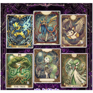 YQ Pokemoned Fantasy Dream Tear-off Tabs Wholesale Display Wonderful Hot Selling Gifts for Kids Fan Art Board Games Blind Boxes - Product Image 2