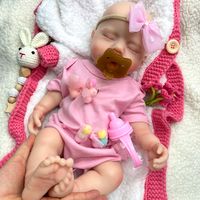 Poupées reborn en silicone au toucher doux, réalistes, 18 pouces, fille, faites à la main, mignonnes et pulpeuses, pour collection et jeux