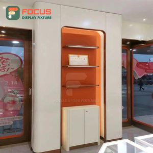 Vitrina de Madera con Iluminación LED de Lujo para Joyería, Exhibidor de Vidrio, Estante de Exhibición de Alta Gama - Product Image 3