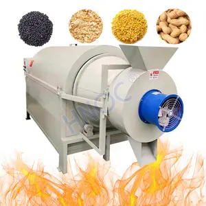 Máquina secadora de procesamiento de café instantáneo de anacardos con residuos de soja y avellanas para comida de perros