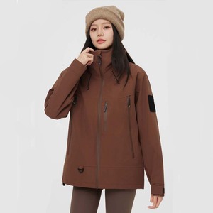 Veste coupe-vent multifonctionnelle 3 en 1 doublée de polaire pour l'extérieur, unisexe, avec logo personnalisable pour uniformes d'entreprise - Product Image 1