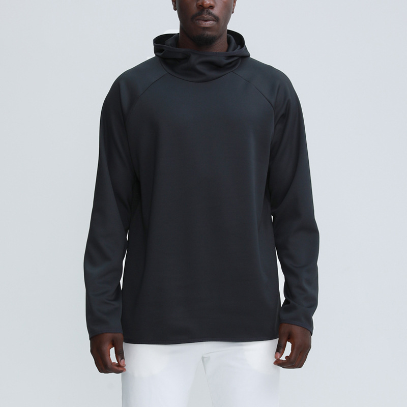 Mens turtle cowl neck hoodie deals