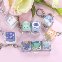 Custom Multiple Shaped Keycaps Keychain Toy Keyboard Shape Keychain Fidget Keychain Mechanical Keyboard Custom Keycaps Design