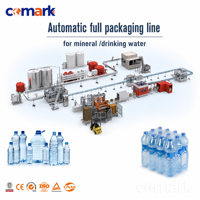 Ligne de production complète d'embouteillage et de conditionnement d'eau en bouteilles PET 8000-36000 BPH pour eau minérale potable