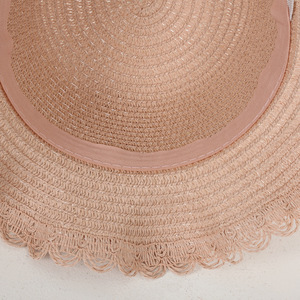 Nuevo <span class=keywords><strong>sombrero</strong></span> de <span class=keywords><strong>paja</strong></span> de verano para niños Sun Girl con bolsa Pesca al aire libre y Playa Conjunto de <span class=keywords><strong>sombrero</strong></span> de playa de mariposa - Product Image 6
