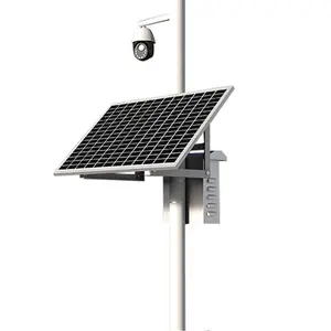 Prix d'usine 12V 45W 60W 80W 120W Panneau solaire avec batterie pour système de surveillance CCTV