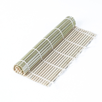 Tapis de sushi en bambou vert de 30*30cm de vente chaude rouleaux de nourriture de bricolage écologiques pour les tables à manger de cuisine