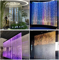 Impresionante Cascada de Acrílico Solar para Decoración del Hogar