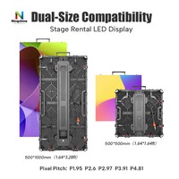 Écran LED d'extérieur P2.97 pour location, panneau LED de fond de scène 7680Hz SMD1415, écran LED HDR10+ 5500+ Nits pour concert
