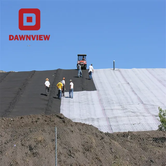 Dawnview 300/500/1000g/m2 ढलान हिल और मिट्टी के लिए polypropylene गैर बुना भू टेक्सटाइल