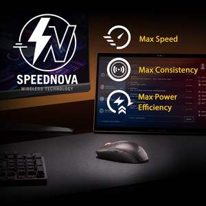 Souris de jeu programmable sans fil Rog Strix Impact Iii, légère (57 g), capteur 36k DPI, pour 2,4 GHz RF Speednova, ergonomique - Product Image 6