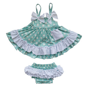 Nhà Máy Trực Tiếp 3-10 Năm Mùa Hè Trẻ Sơ Sinh Trẻ Em Quần Áo Bé Cô Gái Quần Áo Bộ - Product Image 4