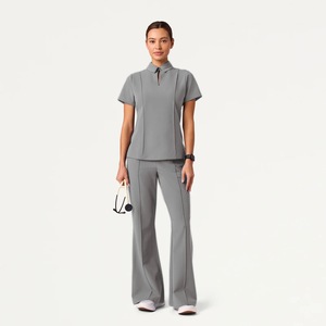 Conjunto de Uniformes Médicos Unisex con Cuello Polo, Transpirables, para Doctores y Enfermeras, Uniformes para Spa y Salón de Belleza, 82033 - Product Image 2