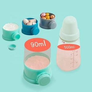 Offres Spéciales sans BPA 3 couches indépendantes PP <span class=keywords><strong>lait</strong></span> en poudre boîte bébé Portable détachable grande capacité Snack <span class=keywords><strong>lait</strong></span> en poudre boîte - Product Image 3