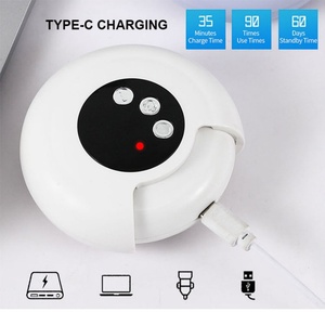 Automatic Rechargeable Electric Nail Clipper <b>Three</b> Speed Safety Sharp Electric Fingernail Cutter Electric Nail Clipper with LED - Product Image 6