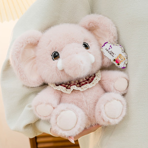 Peluche Éléphant Mignon 25CM 30CM, Jouet en Peluche, Poupée, Coussin de Sommeil, Décoration de Bureau et de Maison, Vente en Gros pour Machines à Pinces - Product Image 4