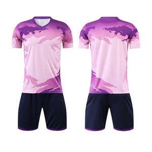 Nouveaux Maillots de Football Personnalisés 2026 pour Équipes de Club avec Nom et Numéro Thermocollés, Ensemble Respirant à Manches Courtes pour l'Entraînement et les Matchs - Product Image 2