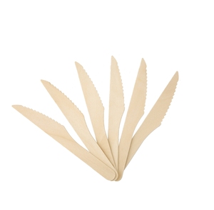 Cuchillo Desechable de Madera de Magnolia Conifera de 6.5 Pulgadas, Ecológico, Ligero, Biodegradable, Proveedor al por Mayor de Cubiertos - Product Image 2
