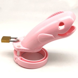 FRRK-25 Plastic Dragon Head Cock Cage Colorful Male Chastity Cage Bdsm Sex Toy Delay Ejaculation for Men - Product Image 4
