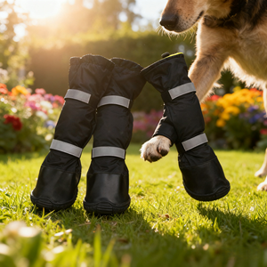 Vật Nuôi Con Chó Giày Nhỏ Và Trung Bình Chó Mưa Khởi Động Không Thấm Nước Bụi Bẩn-Bằng Chứng Chống-Thả Con Chó Giày Chân Bao Gồm Cho Đi Bộ Chuyến Đi Chơi - Product Image 4