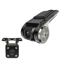 Caméra de recul universelle pour voiture avec 4 LED HD, vision nocturne, étanche, grand angle, avec câbles