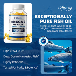 Capsules d'huile de poisson oméga <span class=keywords><strong>3</strong></span> pour adultes, riches en DHA et EPA, anti-âge, pour la santé de la peau, des yeux, du cœur, du cerveau, soutien du système immunitaire - Product Image 5