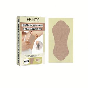 EELHOE Patchs <span class=keywords><strong>anti</strong></span>-transpiration de haute qualité, lot de 12, jetables, <span class=keywords><strong>pour</strong></span> aisselles, absorbant la transpiration - Product Image 1