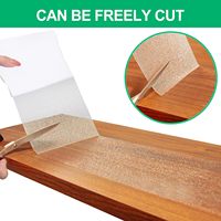 Tapis de sol antidérapants imperméables en matériau PEVA transparent et transparent pour escaliers