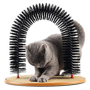 Precio de Fábrica OEM Personalizado Venta al por Mayor Directa Accesorios para Gatos Antipruriginosos Cepillo para el Pelo Rascador de Sisal Arco para Frotar y Aseo - Product Image 1