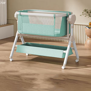 Berceau Électrique Portable pour Bébé, <span class=keywords><strong>Lit</strong></span> Cododo, Chaise Berçante, <span class=keywords><strong>Lit</strong></span> <span class=keywords><strong>de</strong></span> <span class=keywords><strong>Voyage</strong></span>, Nacelle, Berceau Électrique - Product Image 5
