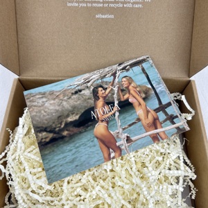 Cartolina Personalizzata Ecologica in Carta Riciclata all'Ingrosso Biglietto di Ringraziamento Aziendale Carta Inseribile per Packaging - Product Image 4