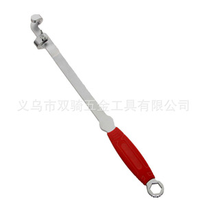 Adjustable Wrench 397mm Metric Industrial Grade Ratcheting Anti-Slip Handle Open End Tool - Product Image 5