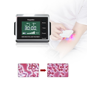 Reloj de Terapia Láser Suyzeko LLLT, Terapia de Luz Roja 650nm 450nm, Terapia Láser de Bajo Nivel para la Salud de Personas Mayores - Product Image 1