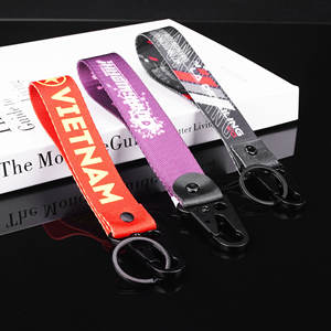 Lanière de sport personnalisée avec porte-clés, bracelet en cordon, porte-clés en métal - Product Image 4