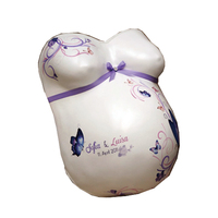 Kit de fabrication de souvenirs de grossesse Bandages en plâtre Bandes Kit de moulage de ventre de femme enceinte pour cadeau de maternité enceinte