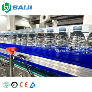 Projet clé en main automatique 3 en 1 machine de remplissage et de capsulage pour lavage de bouteilles d'eau potable pure minérale