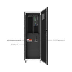 60kva/60kW Torre UPS Dual DSP Procesador RoHS Estándar RS485 Salida de onda sinusoidal pura Ácido de plomo para computadora médica 50Hz 60Hz - Product Image 3