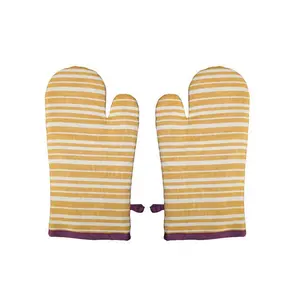 Haute qualité 100% coton Durable réutilisable cuisine linge four mitaines Chef femmes hommes poignée Premium marque élégant confortable - Product Image 1