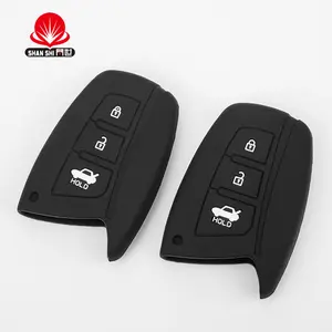 Personalized Design Silicone Car Smart Key Cover For Hyundai Santafe Cenesis