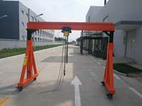 Grue à portique mobile portable de 2 tonnes, 3 tonnes, 5 tonnes, prix, hauteur réglable à la main