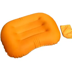 Almohada de Viaje cómoda de moda, 100% poliéster, inflable para el cuello, Ulttalight, venta al por mayor