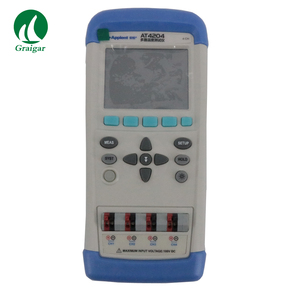Medidor de Temperatura Multicanal Portátil AT4204 de 4 Canales, Rango de -200 °C a 1300 °C, Termopar: J/K/T/E/S/N/B/R - Product Image 2