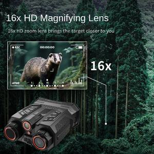 High-definition 16x Infrared Waterproof Night Vision <strong>Military</strong>-grade Outdoor Low-light Full-color <strong>Binoculars</strong> 200-300m Effective - Product Image 3