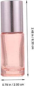 Flacons compte-gouttes de 1 ml à 10 ml pour bouteilles en verre, transparents, recyclables, sérigraphiés, pour échantillons d'huiles essentielles et de parfums - Product Image 5