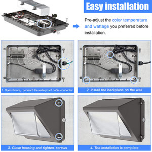 Applique murale LED 80W/60W/48W 11200LM, éclairage de couloir extérieur, luminaires muraux rétro de luxe, éclairage décoratif - Product Image 5