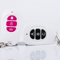 Télécommande universelle sans fil à code d'apprentissage HFY512C, puce RF, pour porte de garage automatique, 433,92 MHz, portée 30 m, piles AAA, 3 boutons, ABS