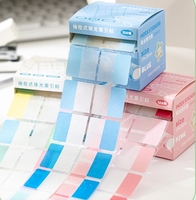 Autocollant indexé pailleté, bloc-notes Morandi, notes autocollantes