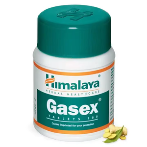 Promouvoir un système digestif sain, réduire les inconforts occasionnels de l'estomac, comprimés d'extrait d'herbes ayurvédiques Himalaya Gasex (sauvages) - Product Image 1
