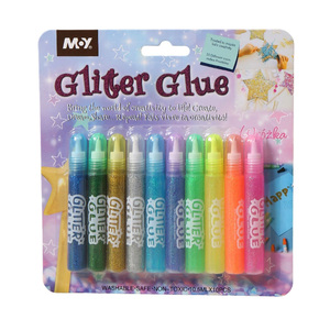 Set di 10 Colori di Colla Glitterata per Bambini, Penna Glitterata Lavabile per Disegno e Colorazione, Progetti Artistici Fai-da-Te per Bambini - Product Image 6